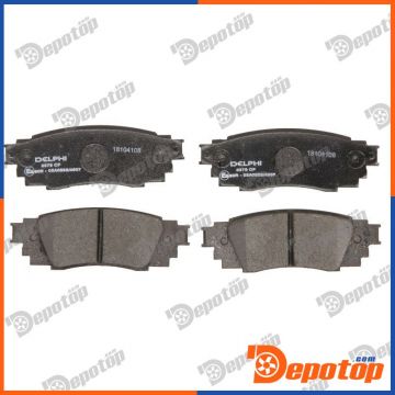 Plaquettes de frein arrière pour TOYOTA | DELPHI LP3379